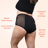 Safecup Period Panties - Underwear that absorbs! - Mesh