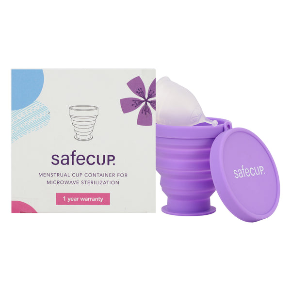 Safecup Menstrual Cup Microwave Sterilizer | Collapsible cup |