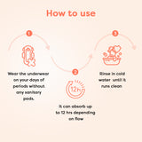 Safecup Period Panties - Underwear that absorbs! - Mesh