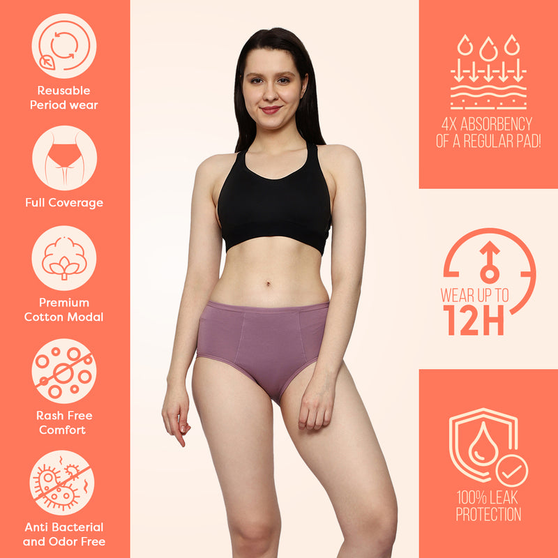 Sport Period Underwear For Women, Holds Up To 3