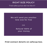 Safecup Menstrual cup - Made in USA + Safecup Wash (100 mL) Combo