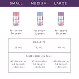 Safecup Menstrual cup - Made in USA + Safecup Wash (100 mL) Combo