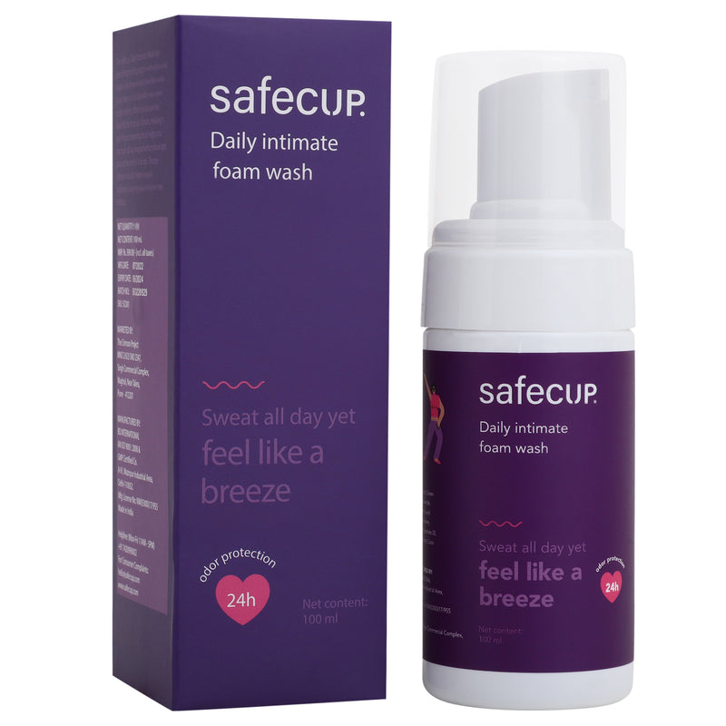 Safecup Premium Foaming Intimate wash for armpits and vaginal area
