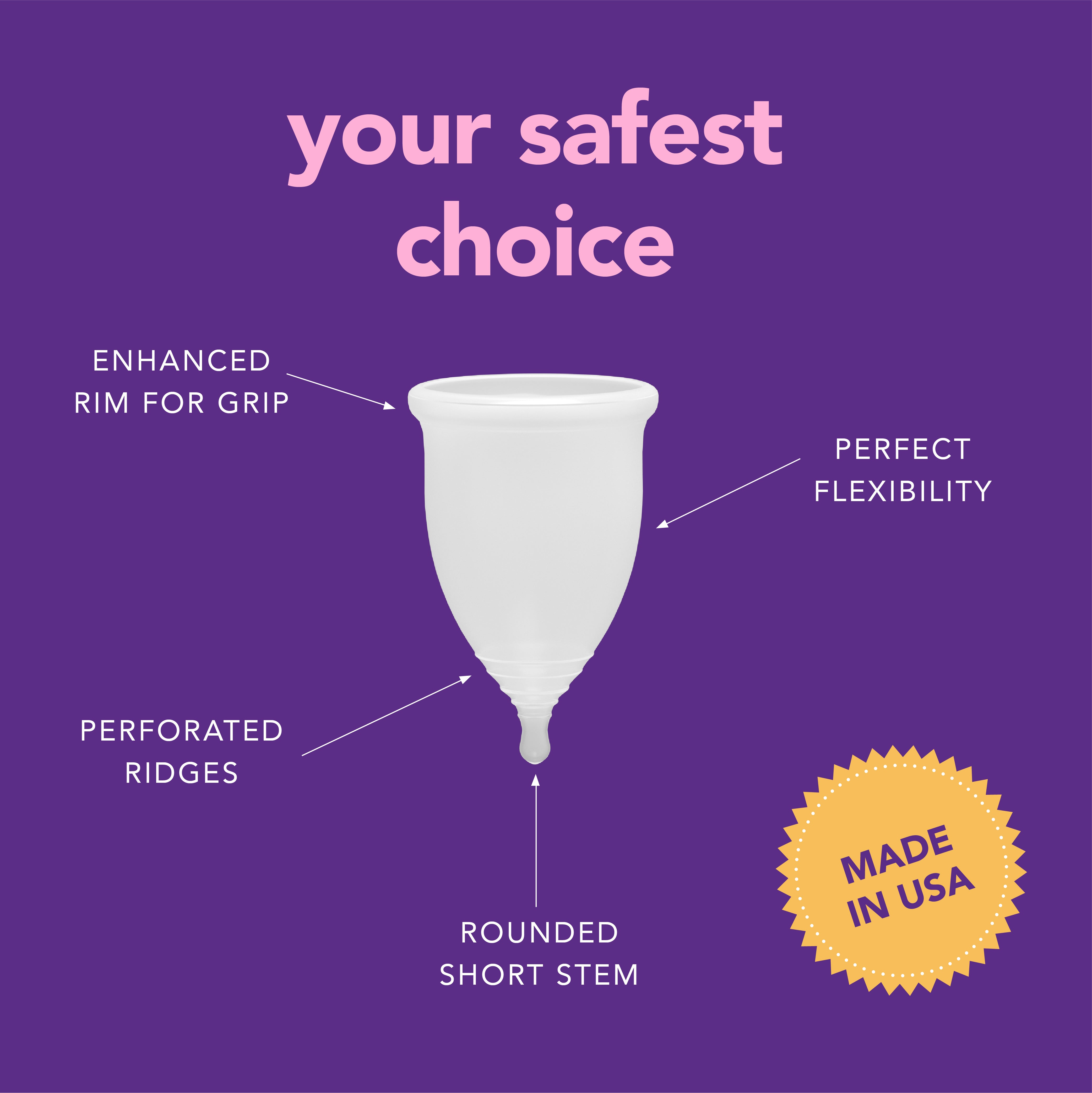 Safecup - Made in USA - Menstrual cup – Safecup.co